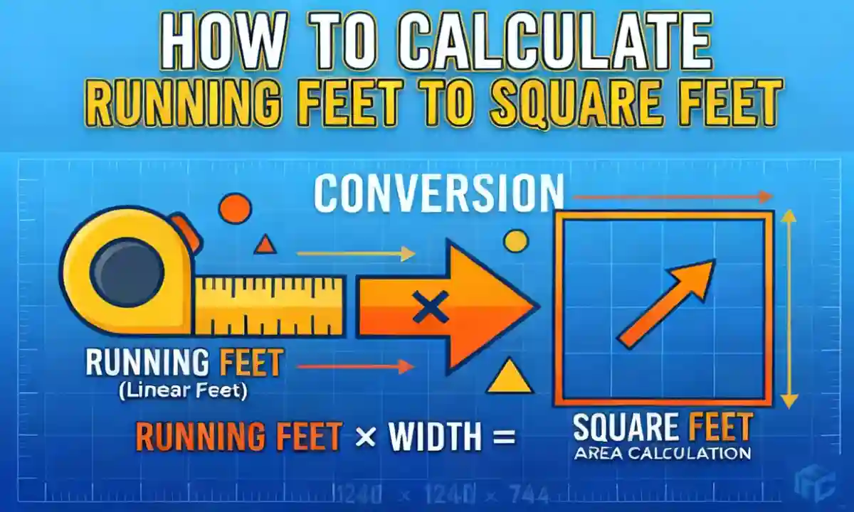 How to Calculate Running Feet to Square Feet